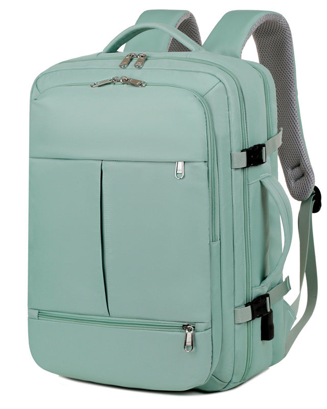 Large travel laptop backpack with many pockets