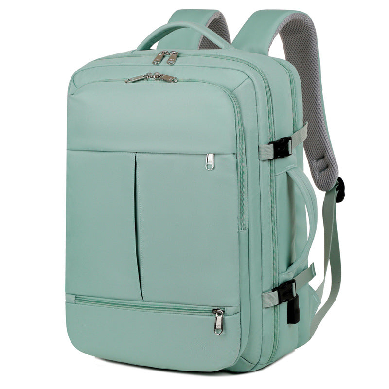 Large travel laptop backpack with many pockets