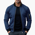 Classic Bomber Jacket for Men - Zipper and Style