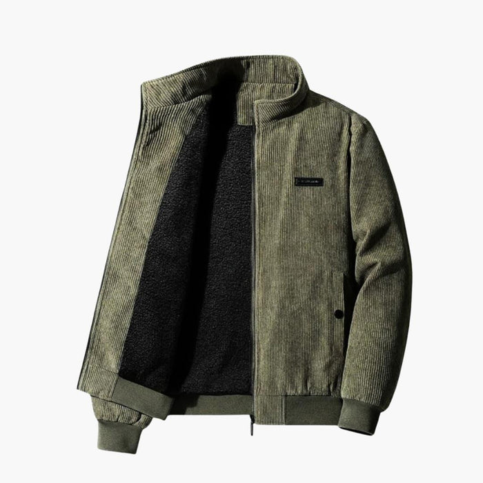 Comfortable Ribbed Cord Jacket for Men - Versatile and Stylish