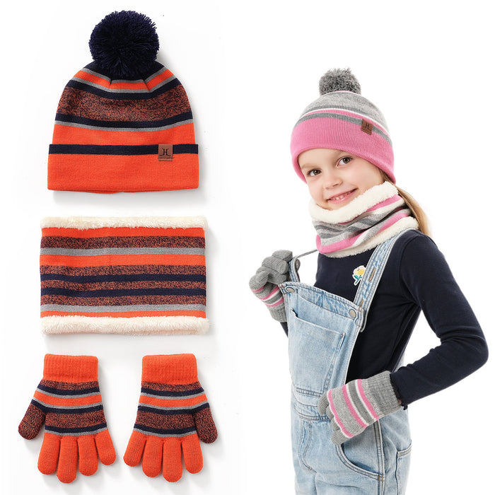 Avery | Kids Winter Hat, Scarf and Gloves Set, Fleece Lined