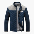 Men's Padded Jacket with Contrast Inserts