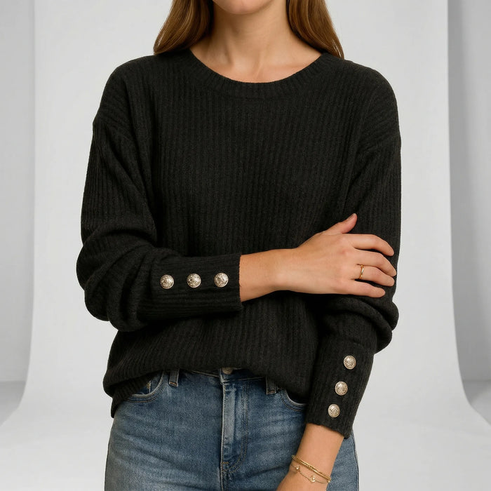 Relaxed-Fit Knit Sweater - Charlotta