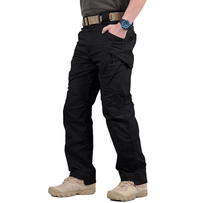 Men's Tactical Cargo Pants Multi-Pocket Straight Leg