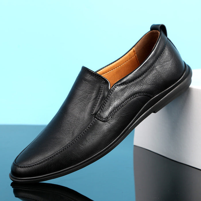 Men's Slip-On Loafers with Elastic Sides for Smart Casual