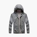 Unisex Outdoor Jacket with Hood and Zipper