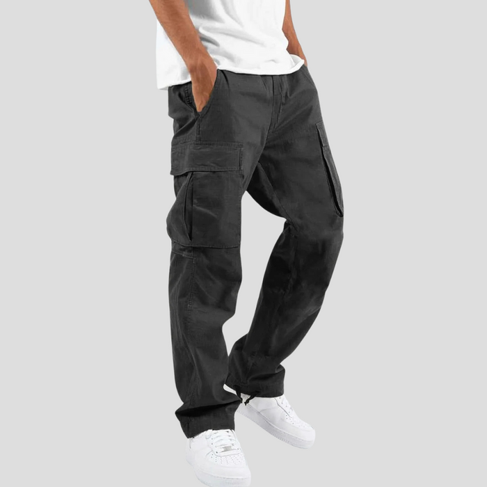 Men's Cargo Pants with Multiple Pockets for Everyday Wear