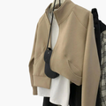 Women’s Bomber Jacket with Pockets and Zipper Closure