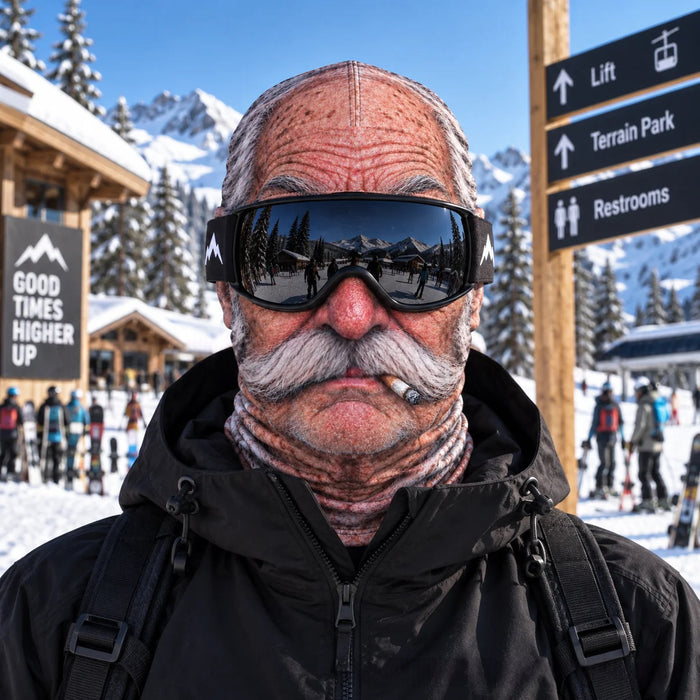 Peyton | Funny Face Ski Mask with Realistic 3D Print