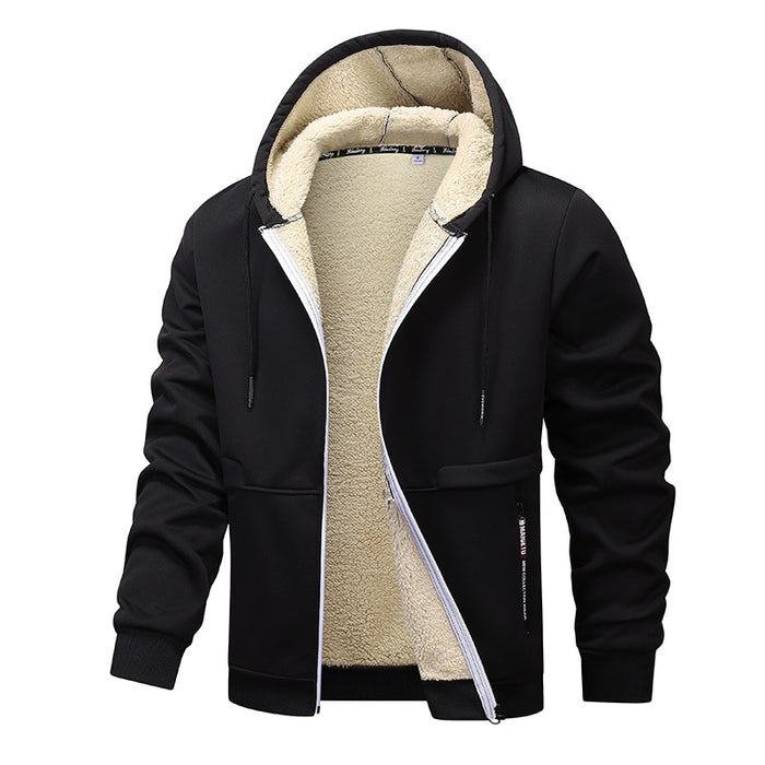 Hunter | Men's Heavyweight Sherpa Lined Zip Hoodie Jacket
